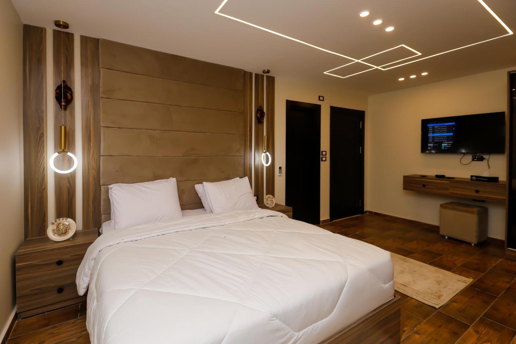 Imperial Pyramids Heights View Bed and Breakfast Nazlet el-Sîsi Exteriör bild